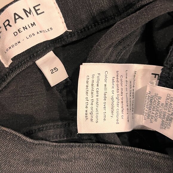 Frame Denim Le High Skinny Jeans, NWT,  Fletcher, 25 - Picture 3 of 9